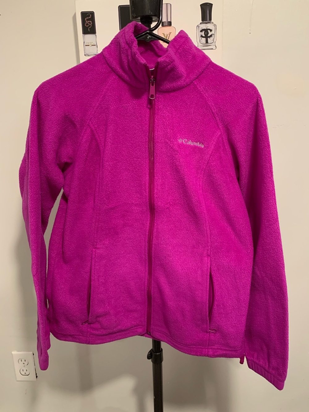 Columbia Women’s Magenta Fleece Jacket -Full-Zip SJL011
